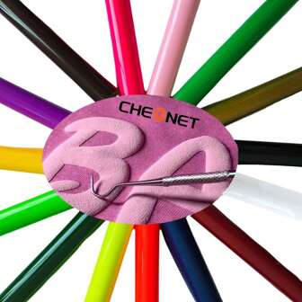 CHEONET 3D立体热转印乙烯基卷材 - 9.8英寸 x 5英尺 1卷，熨烫式，适用于T恤、包袋和纺织品，高温发泡雕刻膜，混色