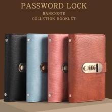 A6 Savings Notebook,A Small Financial Management Book With A Lock, Suitable For Storing Money And Important Information, 50 Sheets And 100 Pages Of Fun And Easy To Save Binders -Cash Notebook,School Supplies,Back To School - A6 - View 5