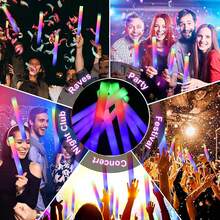 102PCS Foam Glow Stick, 3 Kinds Of Flash Mode Suitable, Glow Party Supplies, Suitable For Wedding Parties, Music Carnival, Birthday, Valentine's Day Party And Other Festive Atmosphere Decoration
