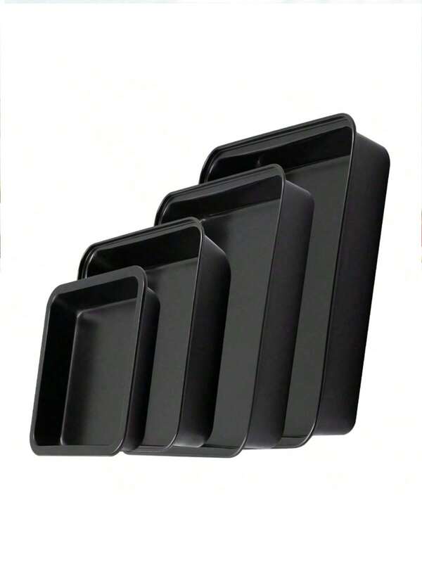 4pcs Baking Set, Includes Baking Tray, Casserole Dish, Rectangular Baking Pan, Lasagna Dish, For Oven Cooking, Cakes, Kitchen