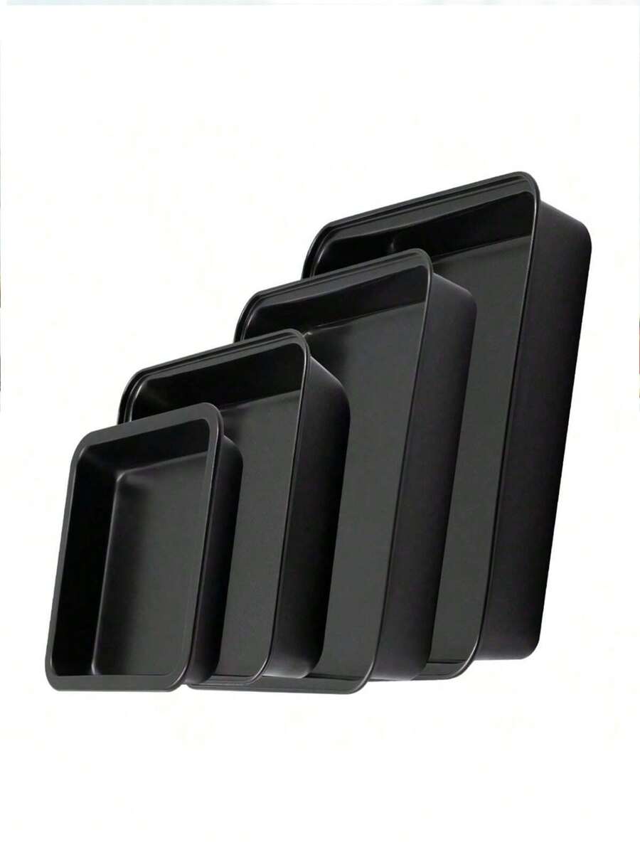 4 件套烘焙套装，包括烤盘、砂锅、矩形烤盘、烤宽面条盘，适用于烤箱烹饪、蛋糕、厨房 - 彩色 - 查看 1