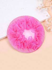 1/3/10pcs Children Hair Net For Bun, Dance Ballet Gumball Hairnet For Girls, Hair Accessories For Stage Performance