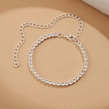 قطعة واحدة ، أساور كاحل ذات طراز وشخصية، أساور كاحل خماسية النجوم بسيطة، أساور كاحل بدلاء أنيقة، بسيطة ونسائية، مثالية للشاطئ الصيفي