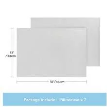 Toddler Pillowcase 2 Packs With Envelope Closure,13" X 18" Silky Soft Microfiber Travel Pillow Case Kids Pillowcases For Boys And Girls,Gray - Solid Color Children's Pillowcase - View 12