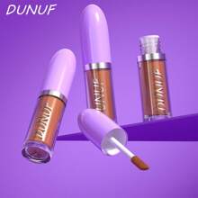 DUNUF 哑光丝绒高饱和度口红不沾杯持久唇釉唇泥保湿补水定妆口红 - 彩色 - 查看 5