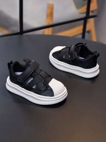 New Kids Shoes For Spring/Summer, Anti-Slip Versatile Soft Bottom Ultra-Light Breathable Mesh Boys/Girls Toddler Sneakers