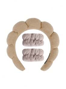 1/2/3/12件套化妆工具套装，包含：1个多功能防水拉链化妆包 + 1个发圈 + 2个小碗 + 1个睫毛夹 + 1个镊子 + 1个眼部化妆刷 + 1个洗鼻刷 + 1个硅胶猫爪脸刷 + 1个柔软硅胶面部工具 + 1个面膜刷 + 1个冰袋 - 彩色 - 查看 13