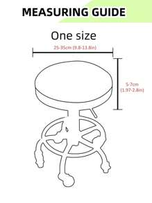 1/4/6pcs Water-Resistant Round Bar Stool Covers, Stool Seat Slipcovers Round, Stool Covers Round 4 Packs Bar Stool Covers Watedrproof PU Stool Slipcover With Elastic Stool Cushion Round Bar Stool Seat Covers For Bar Round Chair,Resistant Removable Cushion Covers