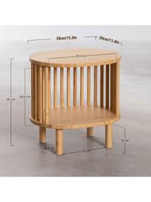 Mesa de noche de bambú Connery, decoración de dormitorio, mesa lateral, escritorio de rincón, mesa de decoración de habitación, muebles de dormitorio de bambú, gabinete de noche moderno para almacenamiento, mesa de noche de madera maciza para dormitorio