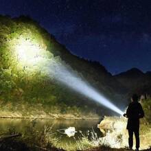 1pc Outdoor Multifunctional LED Camping Lantern, Bright Long Range Waterproof Rechargeable Flashlight, Camping Accessories - Black - View 10