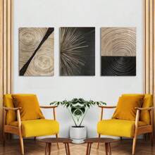1pc /3PCS Wall Arts Posters Optional Frame Abstract Luxury Wall Art Canvas Posters Gold Black Surround Canvas Painting Living Room Nordic Decoration Painting Home Decoration Frameless/Framed Canvas Art ,Wall Art With Frame