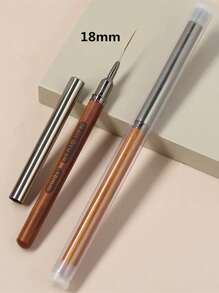 6/9/12/15/18mm 圆木柄艺术勾线笔 DIY 绘画画笔 画线 条纹 花卉绘画笔 UV 凝胶画笔