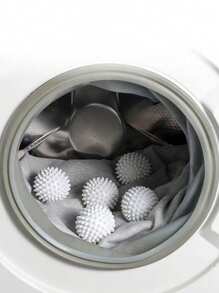 Laundry,Wool Dryer Balls - Natural Fabric Softener, Reusable, Reduces Clothing Wrinkles And Saves Drying Time. The Large Dryer Ball Is A Better Alternative To P0lastic Balls And Liquid Softener. (Pack Of 6) - Multicolor - View 3