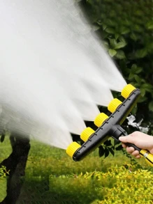 1PC Multi Nozzle Adjustable High Flow Spray Head, Used For Home Garden, Agricultural Use, PP Material Horticultural Sprinkler, Used For Flowers, Farm, Lawn, Vegetable Irrigation, Outdoor Garden, Etc