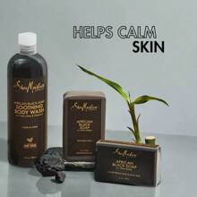 Dihifh  African Black Soap Original Scent Face And Body Bar Soap - 3.5oz