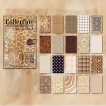 60sheets Retro Artistic Style Handbook Decoration Material Scrapbook DIY Photo Album Material Paper Pack For Planner Journaling, Junk Journal, DIY Crafts Back To School
