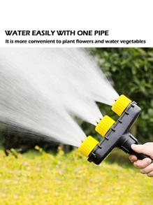 1PC Multi Nozzle Adjustable High Flow Spray Head, Used For Home Garden, Agricultural Use, PP Material Horticultural Sprinkler, Used For Flowers, Farm, Lawn, Vegetable Irrigation, Outdoor Garden, Etc