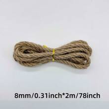 100M/3937 Zoll 2mm Vintage Juteband, Juteleine, Schleifenband, DIY Handwerk, dünner und dicker Jutekordel für Hochzeitsgeschenkverpackung und Party Heim Deko Accessoire