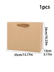 1pc/2pcs White Card Paper Bags, Gift Bags, White Paper Shopping Bags For Clothing Stores, Jewelry And Beauty Packaging, Large Size Gift Wrapping Paper Bags