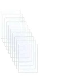 10-1pc Medicare Protector Sleeves Clear PVC Waterproof Medical/ Card /Social Security Card Protector - Clear Vinyl Plastic Covers For Insurance & Social Security Metro & License Or Cards Card Holder Card Holder Wallet Business Card Holder Credit Card Holder Id Card Holder Card Holder Women - Multicolor - View 7