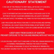 12 件/套互锁地垫，加厚组合地毯，12 英寸 X12 英寸 X0.39 英寸可洗泡沫亚麻垫，适用于卧室、客厅、书房和游戏室，EVA 底部和高密度耐磨亚麻顶部，易于修剪和组装 - 黑色 - 查看 9