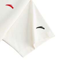 Anta 系列 | 篮球冰丝短袖男女款夏季透气T恤上衣 - 香草白 -1 - 查看 4