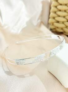 2 piezas Diademas de mujer asimétricas de terciopelo con piedras de estrás onduladas, elegantes para uso diario, diadema, aro para el cabello