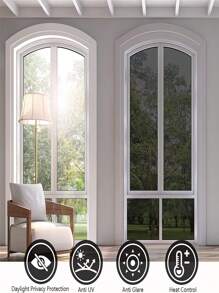 1Roll Reflective Window Film Mirror One Way Daytime Privacy Anti UV Static Cling Window Film Removable Decorative Screen Stickers Room Decor Home Decor Wall Decor Bathroom Decor Bedroom Decor Room Decoration Stuff Living Room Decor House Decor Home Decor Living Room Wall Art Wall Paper