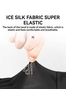 1 Pair Outdoor Sports Cycling Fishing Gloves, Sweat-Absorbent Breathable Quick-Drying Fitness Gloves