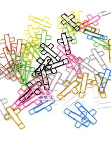 Cross Paper Clips, Bible Paper Clips, Journal Paper Clips, Bible Study Supplies, Christian Journal Supplies, Bible Journaling Supplies, Bible Clips Back To School Supplies - Multicolor - View 9