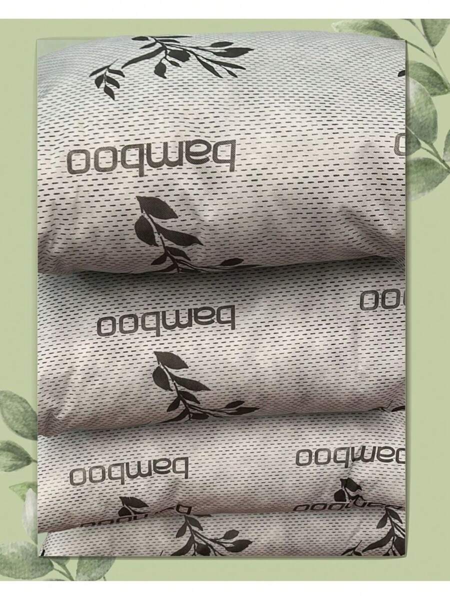 5 piezas Almohada de fibra de silicona hipoalergénica lavable de la serie gris para dormitorio y sala de estar, núcleo de almohada de bambú de primavera de 50x70cm