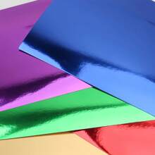 50 piezas/30 piezas/20 piezas Cartulina metálica de textura de colores A4/A5, cartulina reflectante de color mixto, peso de 150g, adecuada para hacer tarjetas de felicitación, álbumes de recortes, manualidades DIY, origami DIY, pintura, corte, útiles escolares, regreso a la escuela