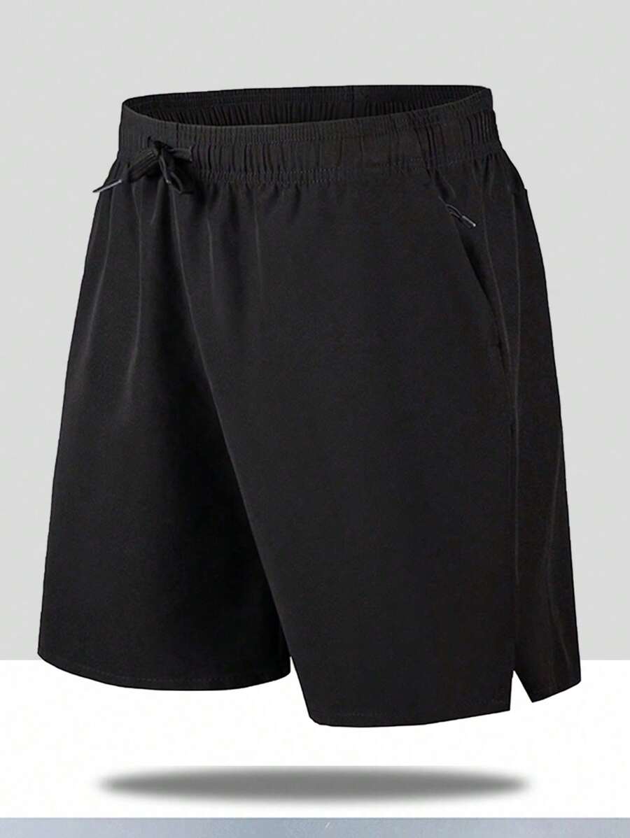 1pc Boyfriend Style Men's Outdoor Hiking, Camping, Running, Fitness, Swim Breathable & Quick Drying Shorts, Spring/Summer