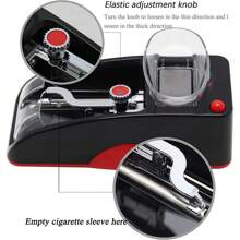 1pc Electric Cigarette Rolling Machine Portable Mini Automatic Roller Maker Plug In Cigarette Injector Roller Fits Rolling Tube Of Diameter 0.31"/8mm And Most Rolling Paper ﻿