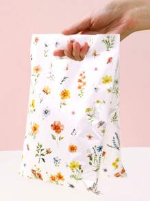 Flores silvestres en acuarela