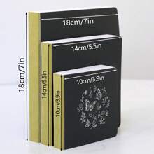 1 件，96 张，方形绘画素描本，硬封面空白绘画和素描笔记本，便携式艺术日记，旅行和日常绘画，120 克纸，母亲节，妈妈的礼物 - 單件 - 查看 3