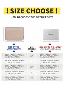 Shockproof PU Laptop Bag Slim Laptop Sleeve Waterproof Computer Bag Compatible With SurfaceBook MagicBook - Multicolor - View 4