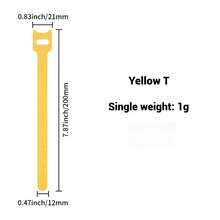 20pcs Color Multi Functional Hook And Loop Cable, Earphone Cable, Charging Data Cable, Storage Collection Cable, Ethernet Cable Binding Cable, Gardening Organizing Cable Tie