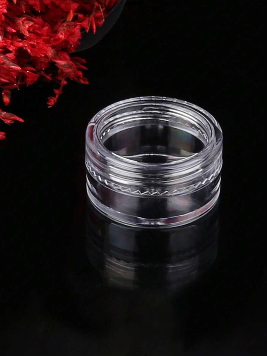 5/10 sztuk Mini 10g Przezroczysta Podzielona Butelka - Podróżna, Przezroczysta, Wymienna Butelka Na Próbki Kosmetyków Do Zdobienia Paznokci, Urody, Pielęgnacji Skóry I Makijażu - Przenośna, Szczelna I Trwała