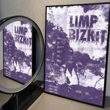 1 Piece Unframed Pop Posters Wall Arts Limp Bizkit Poster Poster Paper Print Home Living Room Bedroom Entrance Bar Cafe Art Painting Decoration