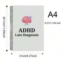 Adult ADHD Attention Deficit Hyperactivity Disorder Treatment Plan And Strategies - Treatment Plan Worksheets, Exercises To Combat Procrastination And Solve Problems,School Supplies,Back To School - Multicolor - View 3