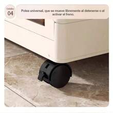 Jiditech Armario plegable de plástico de 5 niveles Plegable Armario de almacenamiento Plástico Multifuncional Ligero Duradero Portátil Minimalista Moderno Práctico - 5 capas - Ver 6