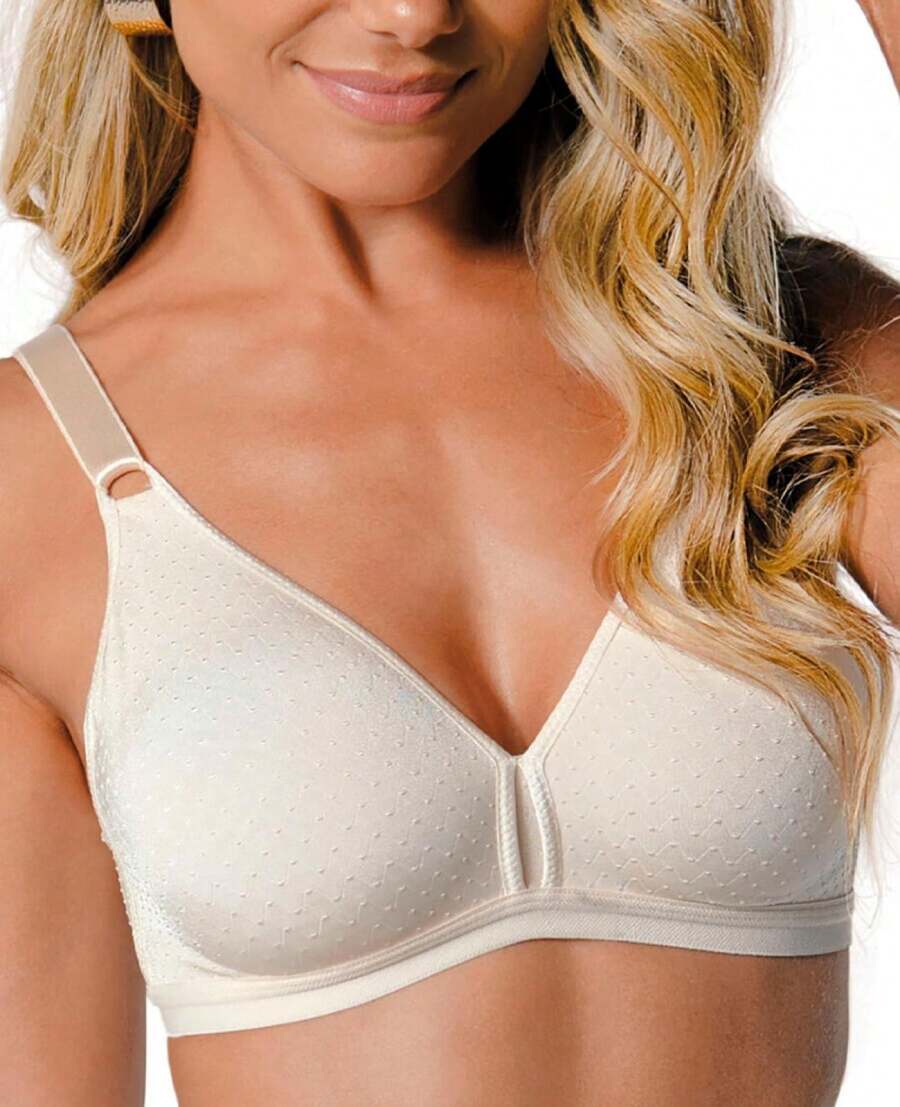 Demillus 61019 Olimpo Wire-Free Bra Without Pads - 白色 - 查看 1