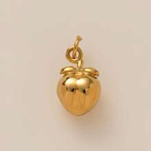 1Pc Stainless Steel Material Fashionable Lifestyle Elements High Heels Women's Underwear Bag Shape Pendant, DIY Accessories Necklace Bracelet Earring Pendant, Electroplated 18K Gold, Gift For Wife And Mother