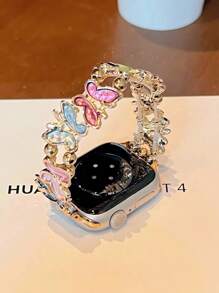 New Elegant Butterfly Strap Compatible With 38/40/41/42/44/45/49mm Compatible With Apple Watch Strap Ultra/Se/8/7/5/4/3/2/1