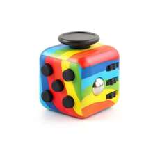 新款减压骰子手柄骰子释放玩具缓解压力材质光滑手感舒适轻松缓解压力成人坐立不安玩具指尖无限减压骰子（部分渲染颜色随机） - 彩色 - 查看 21