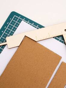Precision Crafted Cutting Guide Ruler - Suitable For DIY Projects, Book Covers And Photo Albums