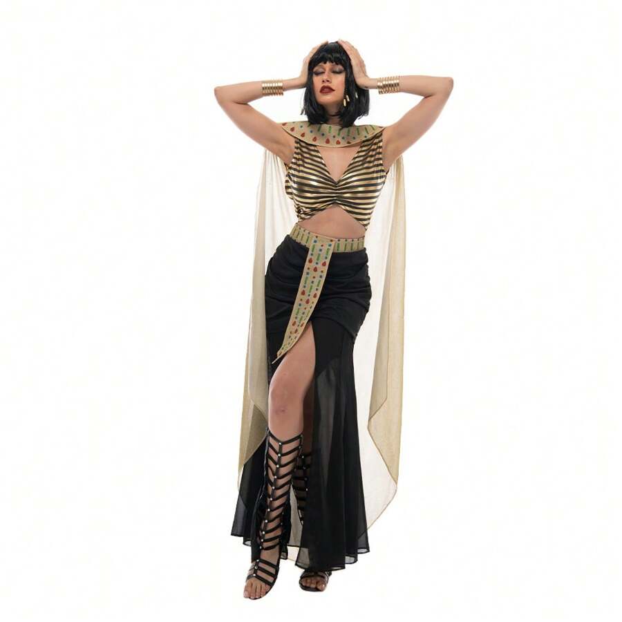 Transforming Queen Of Egypt, Cleopatra Costumes, Egyptian Women, Cleopatra Halloween Costumes, Egyptian Women - A - 查看 1