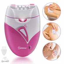 Hatteker Hatteker 1pc Women's Underarm Hair Removal Device Electric Epilator Lady'S Hair Remove Machine