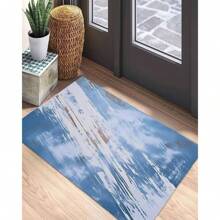 Front Door Mat Blue Oil Painting Abstract Art Painting Doormat Absorbent Dirt Resist Welcome Door Mats Non-Slip 18x30 Inch Floor Mat Low Profile Entryway Mats For Home Indoor Outdoor Doormat 30 X 18 Inch Valentine's Day Welcome  Door Mat Red  Non-Slip Rug For Indoor Outdoor Home Bathroom Decor - default - View 3